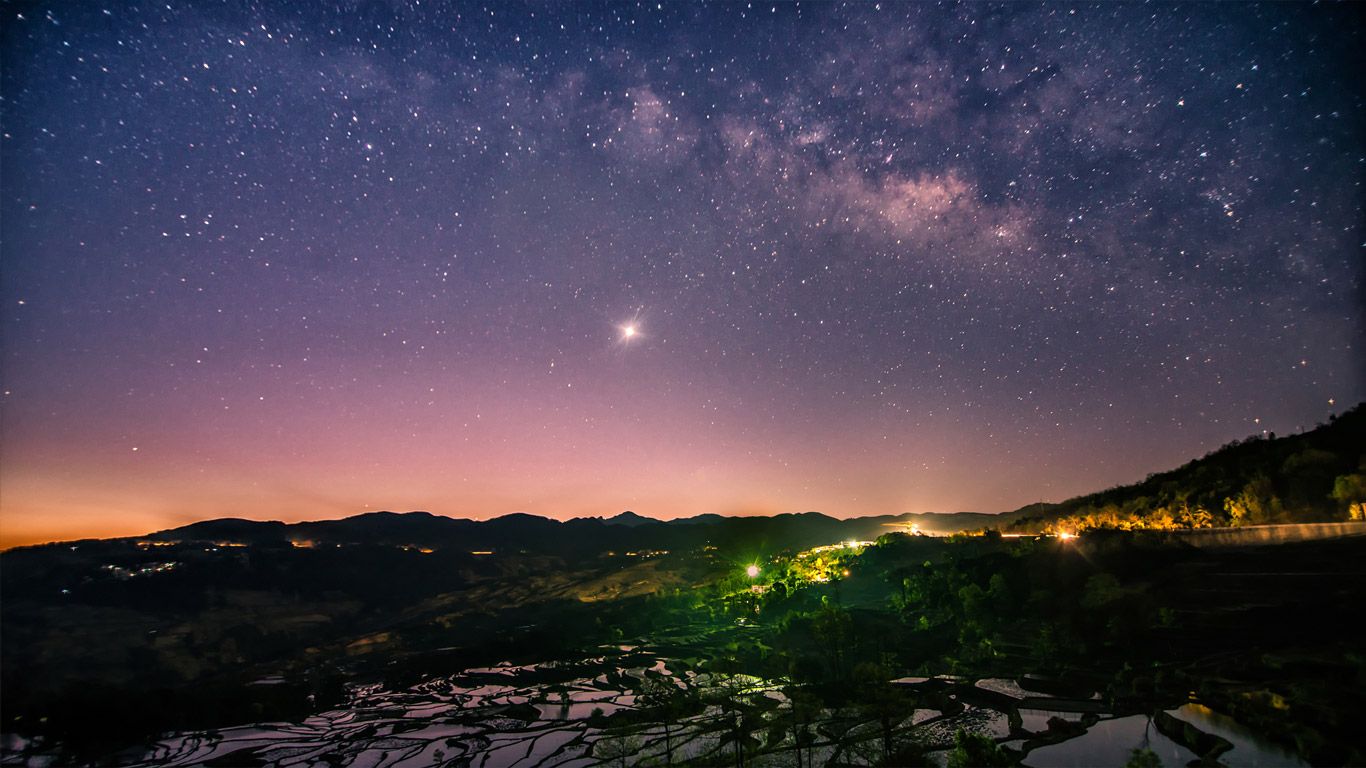 元阳县的银河