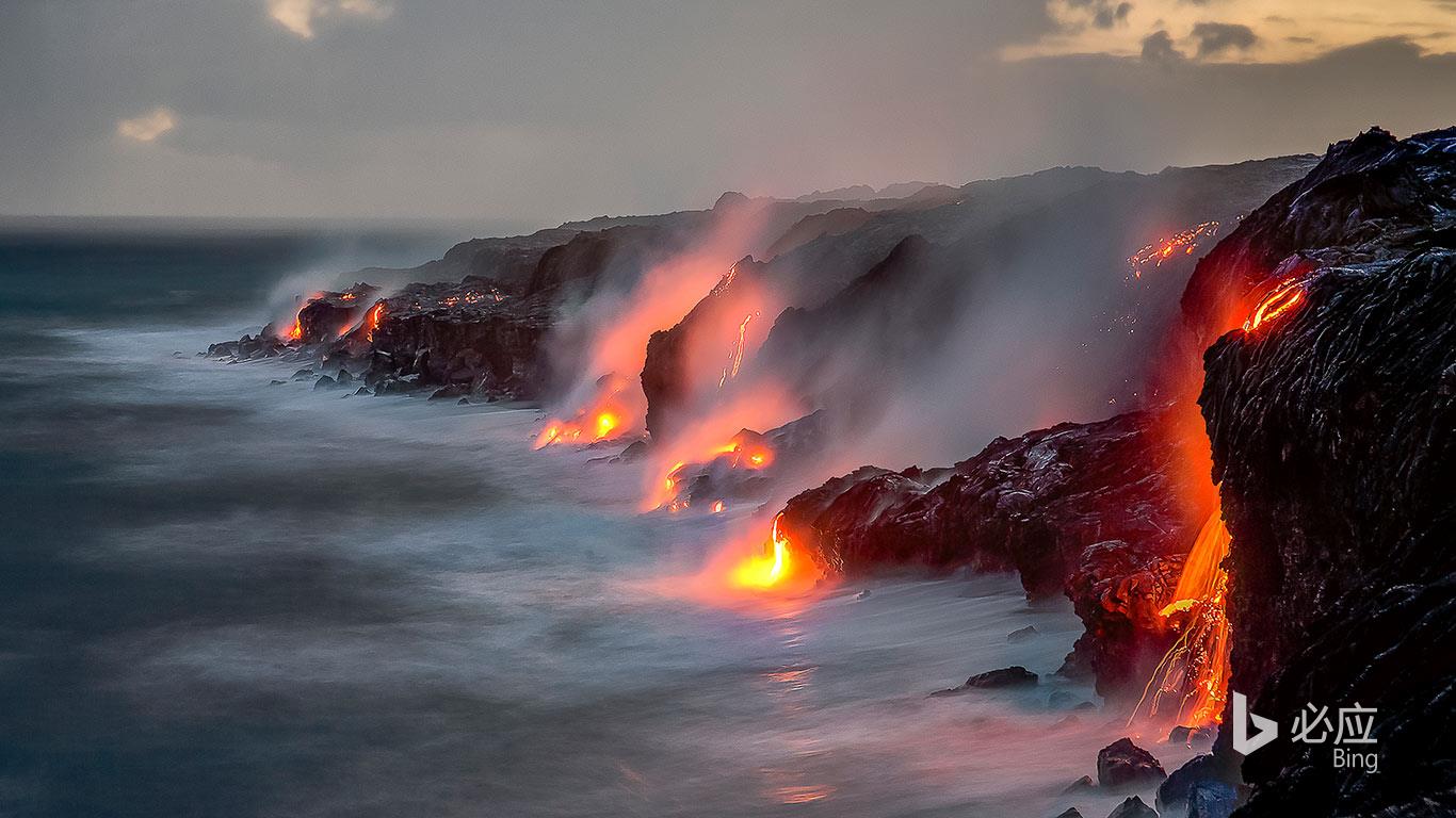 基拉韦厄火山的威力